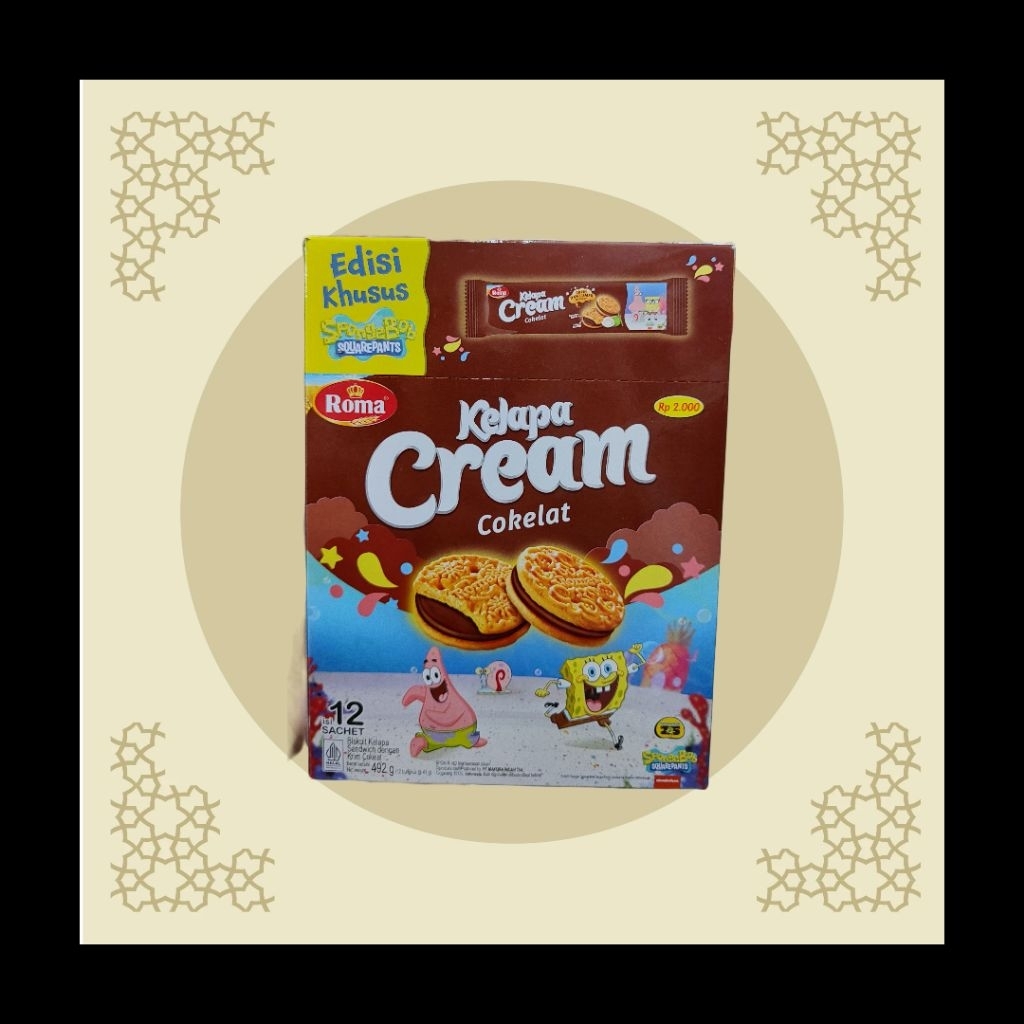 

ROMA KELAPA CREAM COKLAT ISI 12
