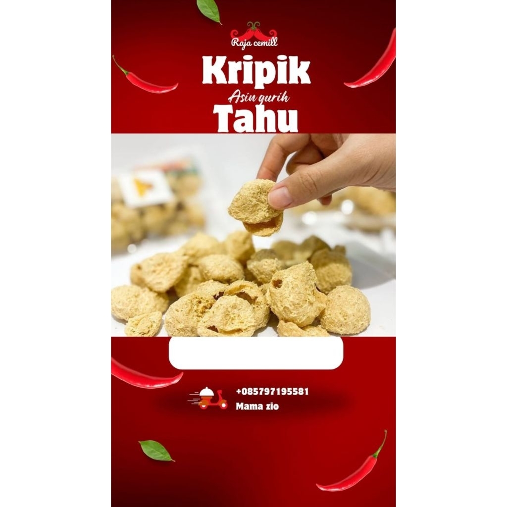 

Tahu walik krispi / keripik tahu