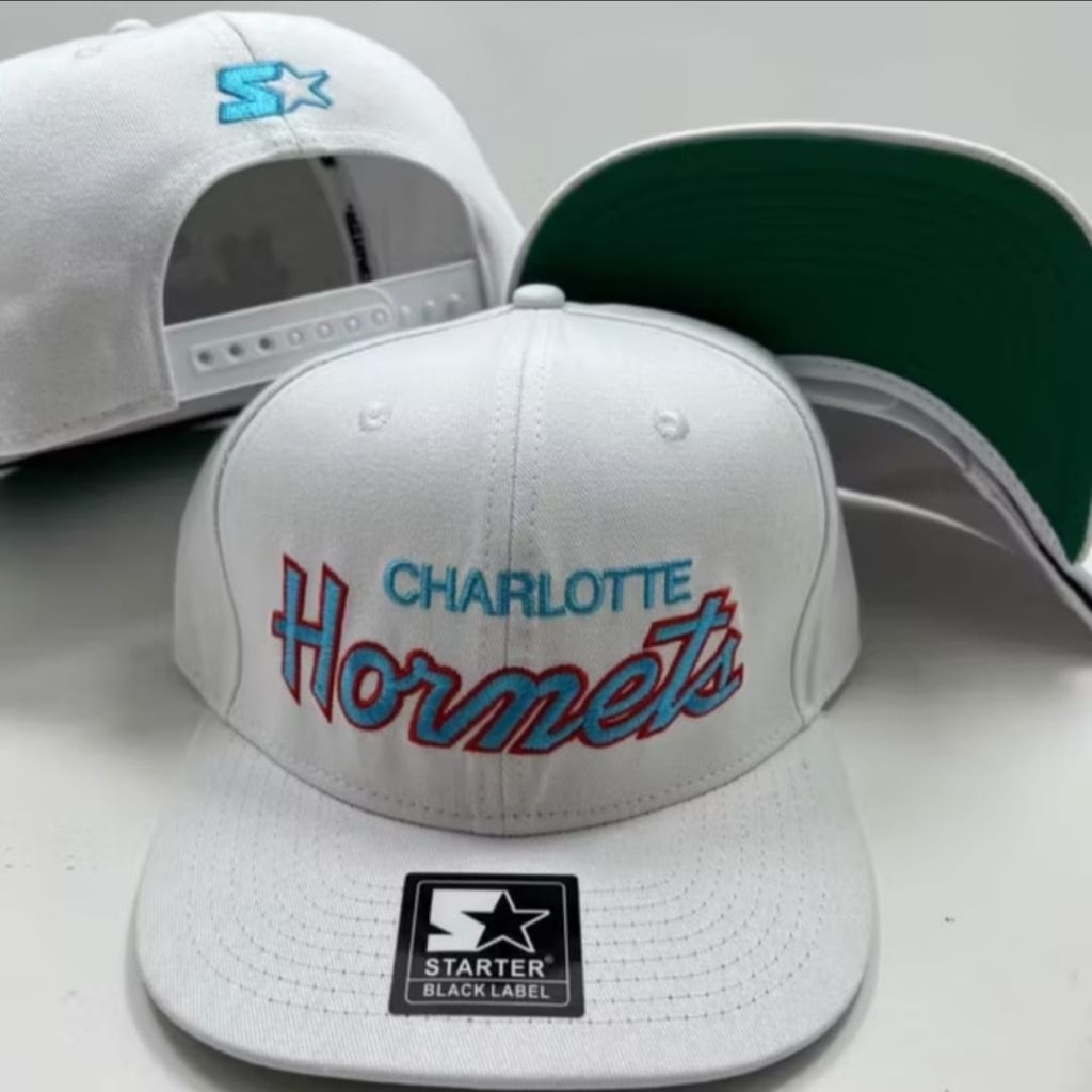 Eta 29 Topi Snapback Charlotte Hornets Starter Kualitas Premium