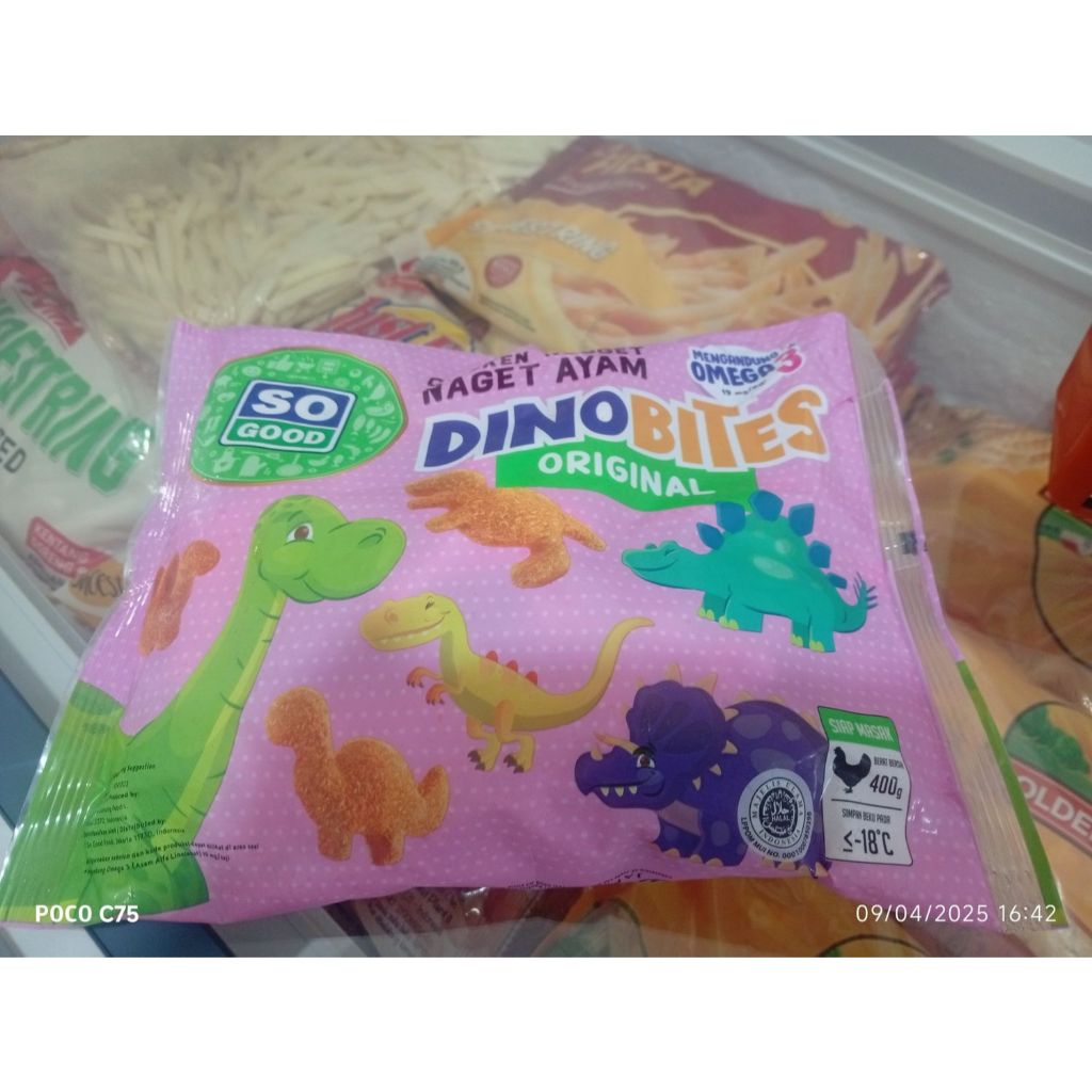 Naget So Good Dino Bites 400 g / Nugget So Good