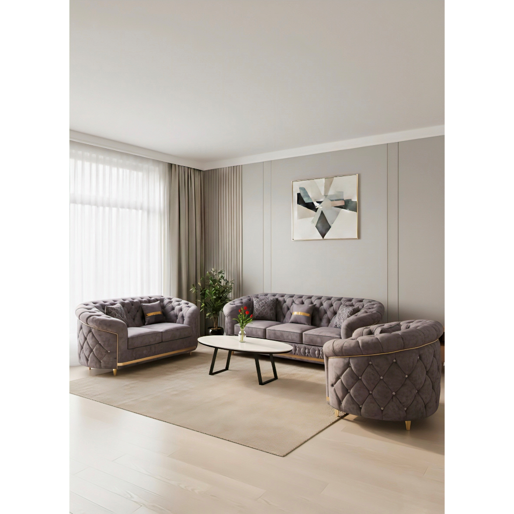 SOFA KASHMIR 321 - SOFA MINIMALIS - SOFA CUSTOM - GRATIS ONGKIR WILAYAH BANDAR LAMPUNG