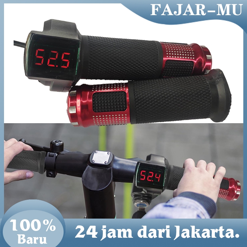 1Set Handle Gas Sepeda Listrik Bahan Aluminium / Sensor Handle Gas Sepeda Listrik / Kabel Gas Sepeda