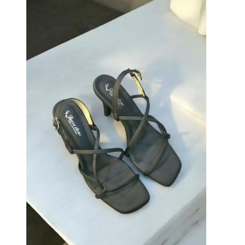 Heels wanita terbaru MADONA tinggi 9cm bertali//heels wanita kekinian