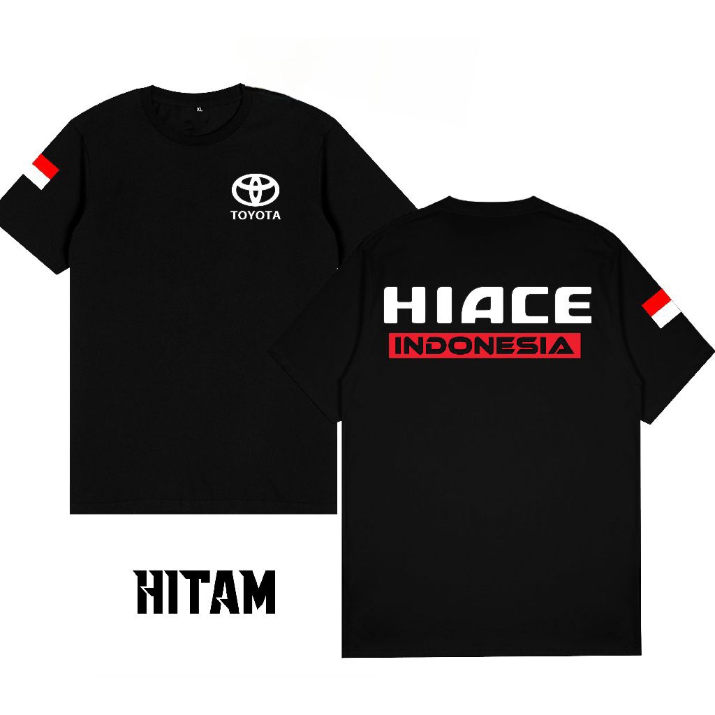 KAOS TOYOTA HIACE INDONESIA//TSHIRT NEW