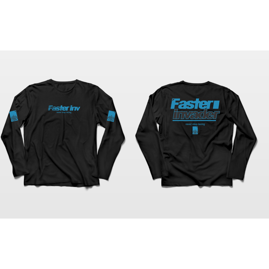 KAOS LENGAN PANJANG RACING FASTER INVADER TERBARU VOL 4 BIG SIZE JUMBO