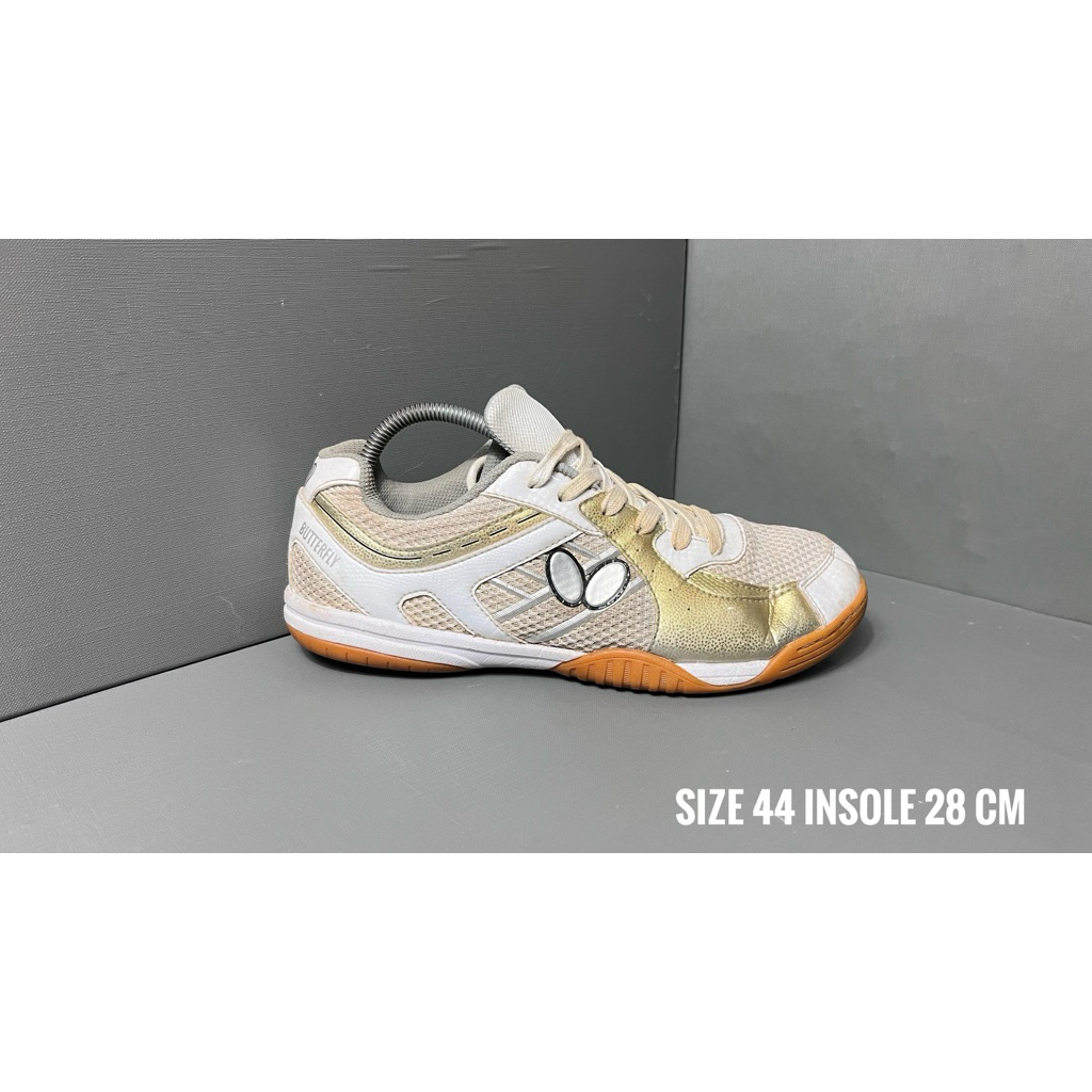 sepatu tenis meja/ sepatu second/ butterfly gold