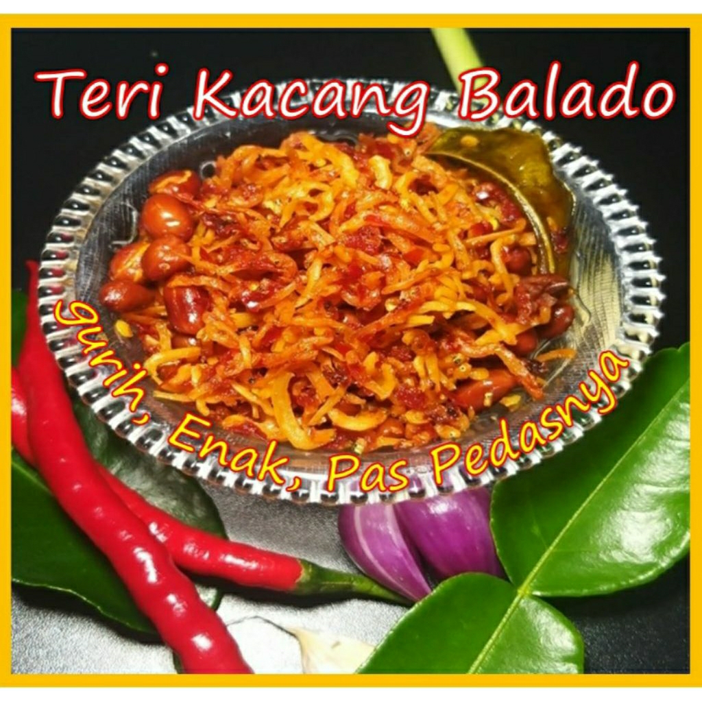 

Teri Kacang Balado | pedas (sedang), gurih, renyah, fresh | 125 gr
