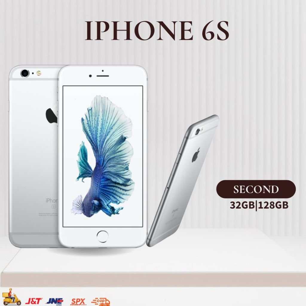 HP HANDPHONE IPHONE 6S BERGARANSI MINUS WIFI ONLY, BARANG SECOND INTER || 32GB/128GB