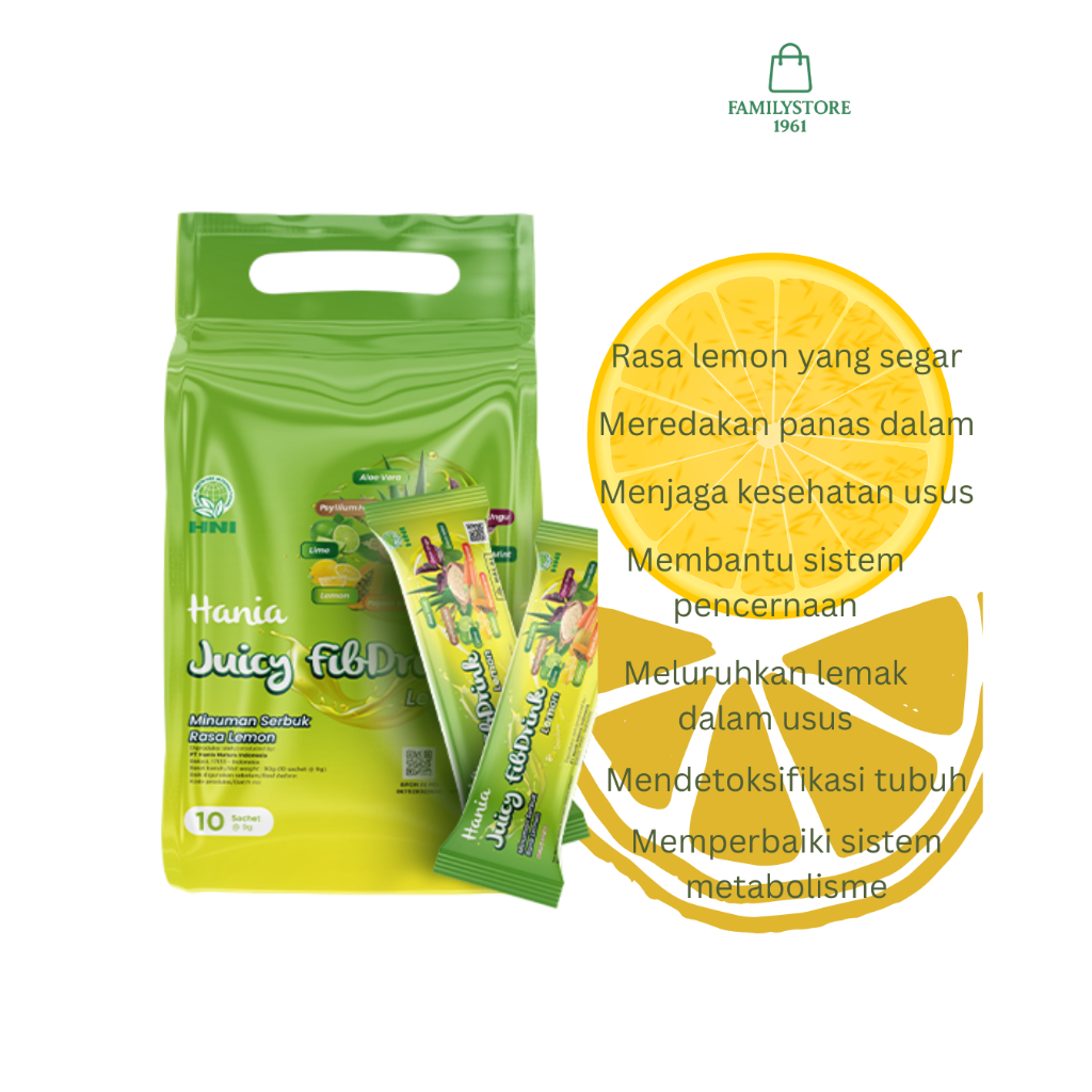 

HNI HANIA JUICY FIBDRINK LEMON