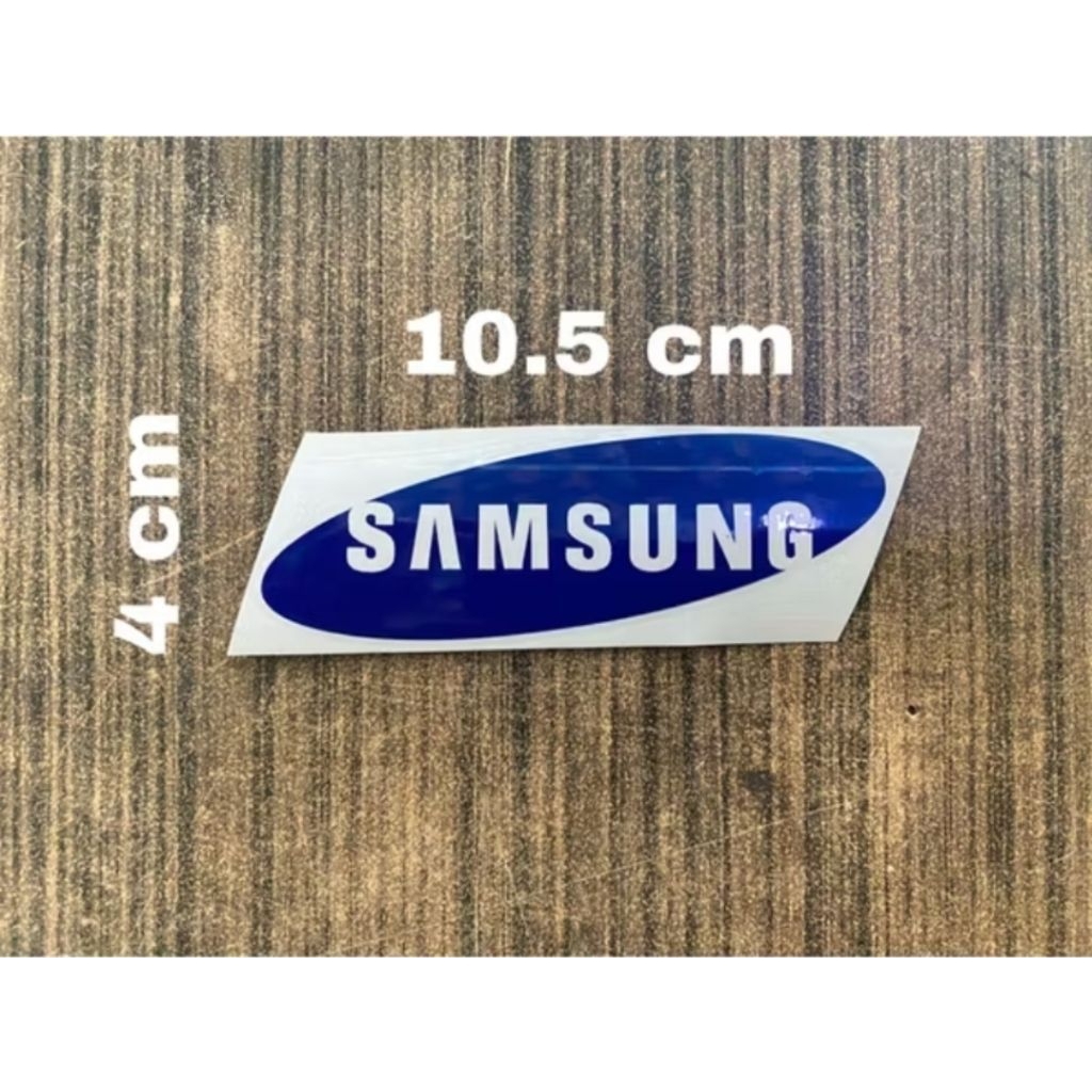 

CUTTING STIKER LOGO SAMSUNG UKURAN 10.5CM × 4CM