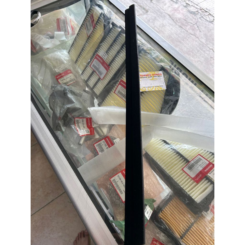 LIST PELIPIT KACA DALAM MOBIL BLUDUR MOLDING KARET PINTU ADA BULU BULU HALUS CRV GEN 2 RD4 RD6 2002 