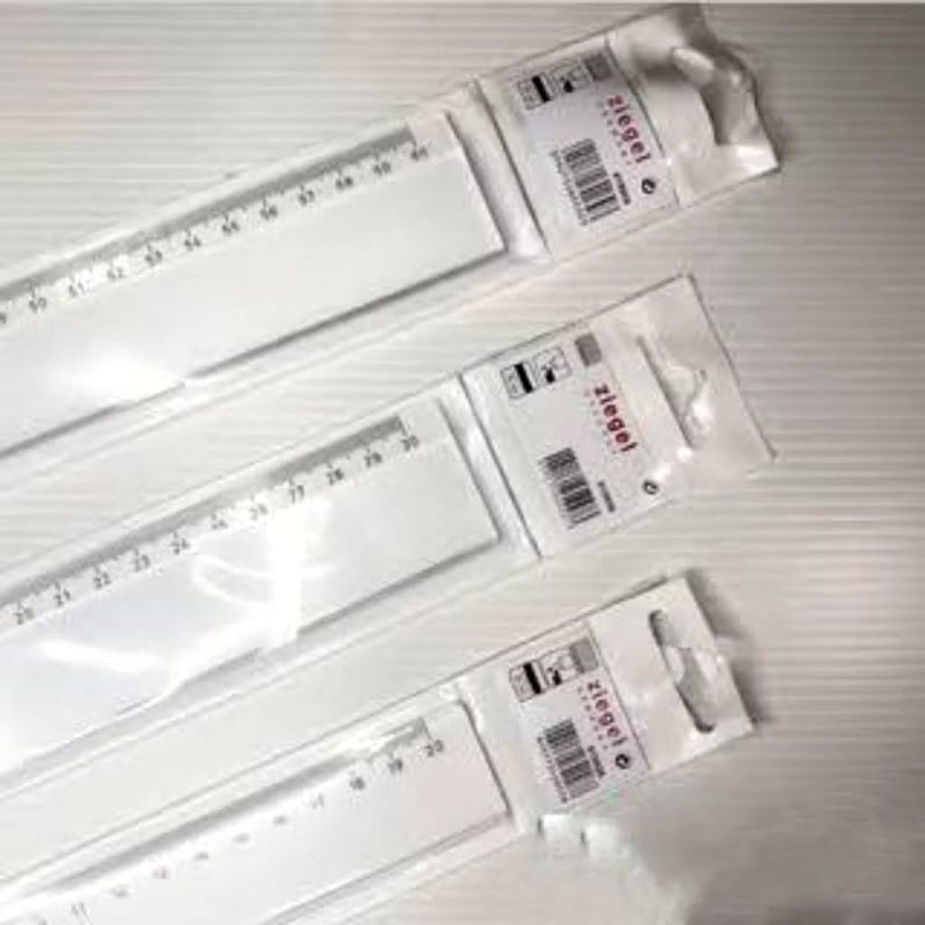 

ZIEGEL FLAT RULER 20 30 60 CM PENGGARIS AKRILIK TEBAL AKURAT