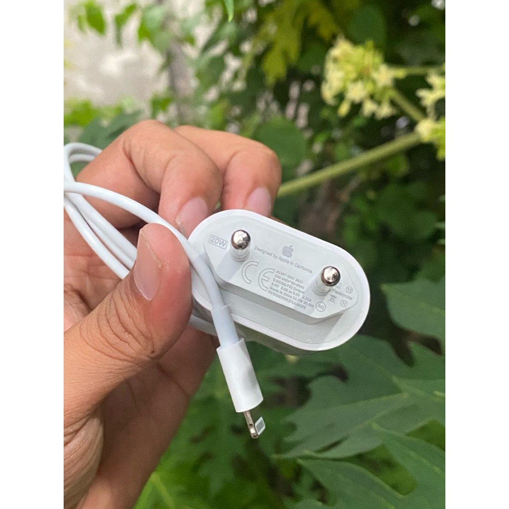 Charger iphone 20watt bekas pakai cas ip copotan inter normal fast charging murah