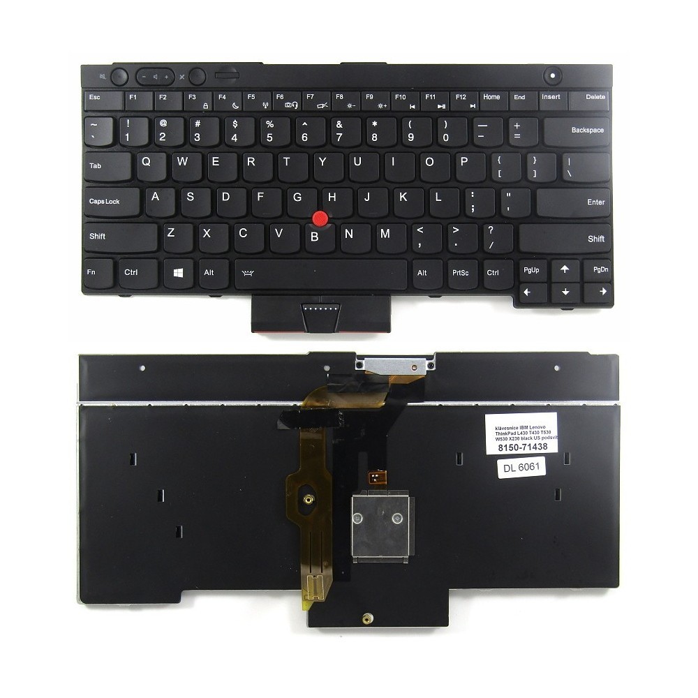 Keyboard Lenovo Thinkpad T530 T430 L430 X230 W530  L530 Backlight new