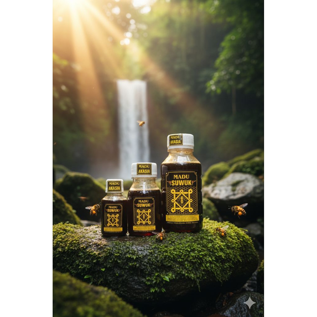 

MADU MURNI AKASIA BUNDLE (130, 300,600 g) " BY SUWUK