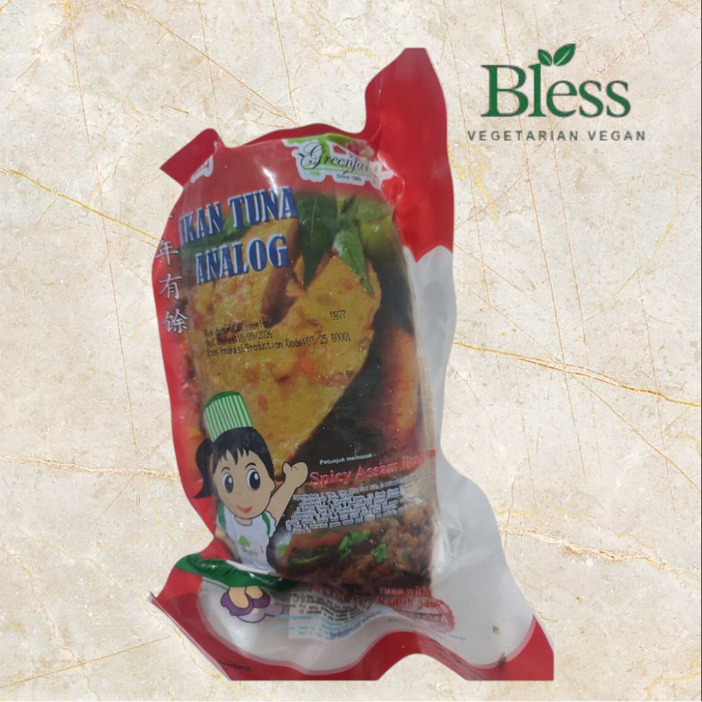 

Ikan tuna / ikan hoki green farm vegetarian 400gr