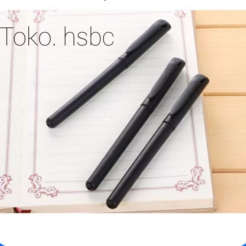 

Per 1 pcs Pulpen Hitam 0.7mm Motif Polos Tinta Hitam Simple|Pena Alat Tulis Kantor Sekolah dll