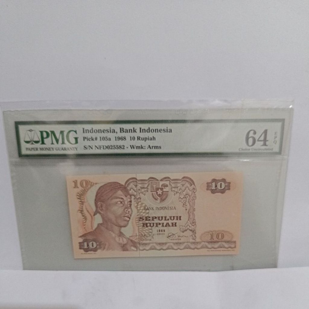 10 Soedirman NFD025582 PMG skor 64 EPQ