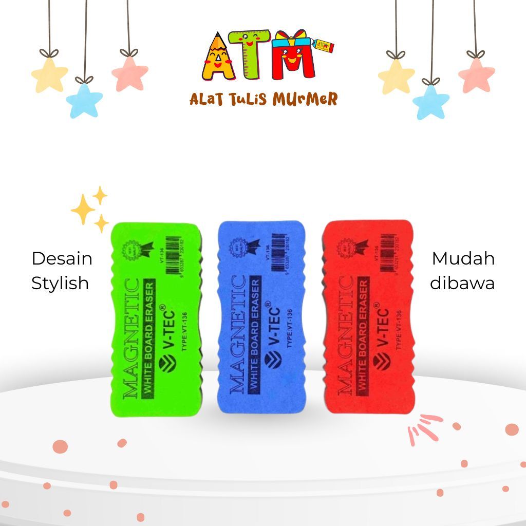 

Whiteboard Eraser/Penghapus Papan/Vtec Penghapus Papan WB VT-136