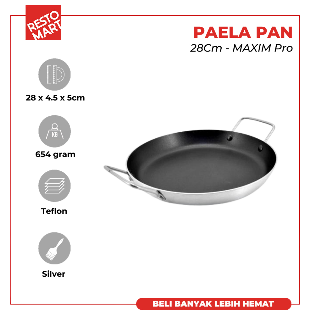 Paela Pan 28 cm MAXIM PRO Teflon (1091696)