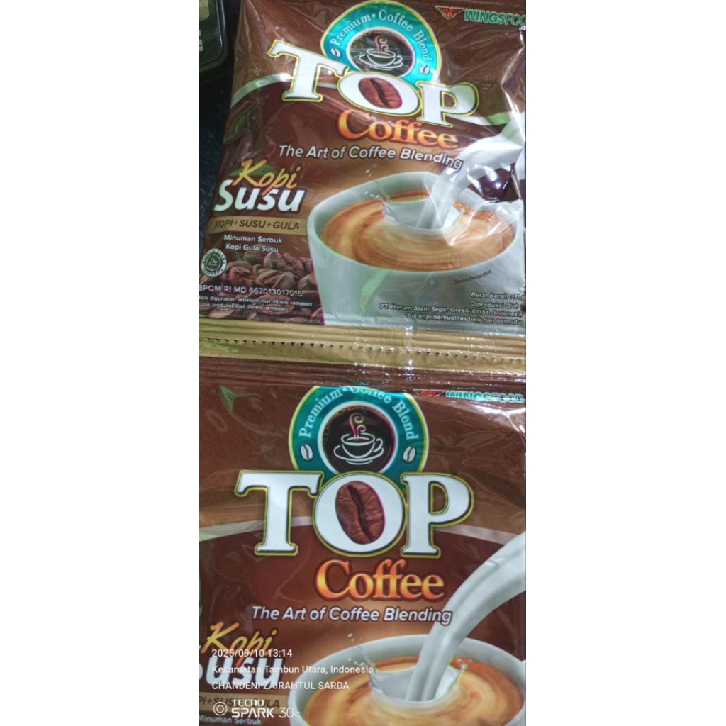 Top coffe susu