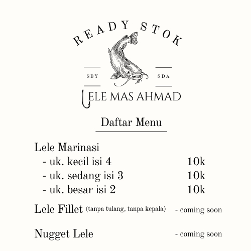 

Lele Marinasi Spesial Mas Ahmad Sidoarjo