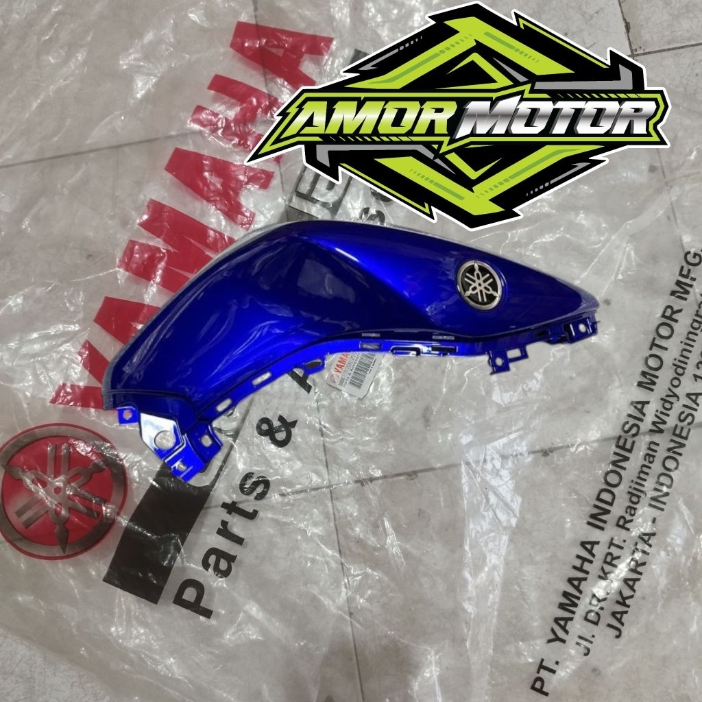 COVER TANGKI + EMBLEM YAMAHA MT15 MT 15 ORIGINAL YGP - KANAN