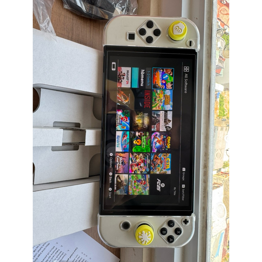 nintendo switch OLED cfw 256gb fullgame second like new