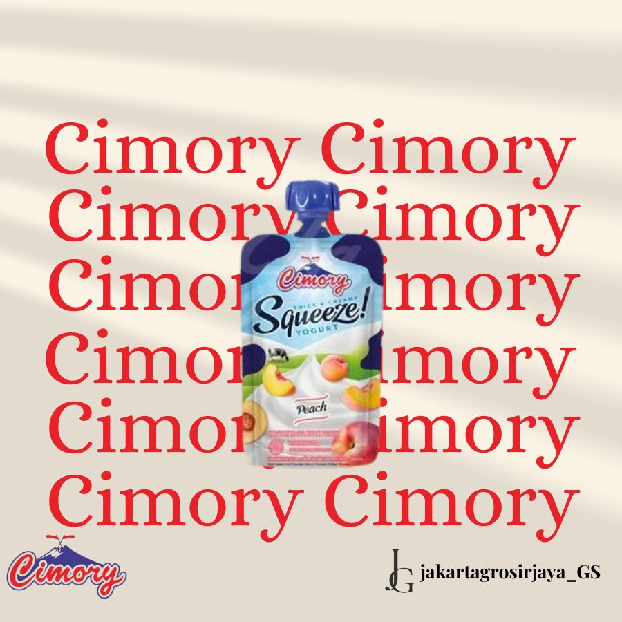 Cimory Squeeze Yoghurt Peach 120gr
