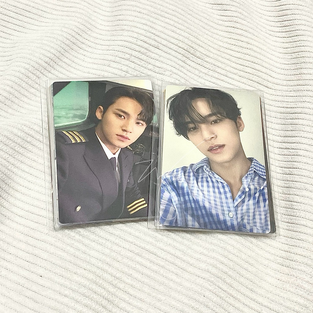 BUNDLE PC OFFICIAL MINGYU SEVENTEEN MINGYU PILOT MINGYU THE NAME KEMEJA BIRU