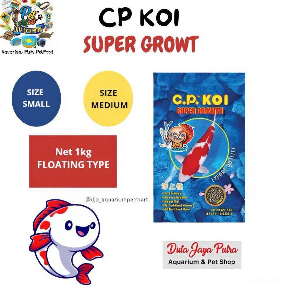Pelet Koi Cp Koi 1 Kg