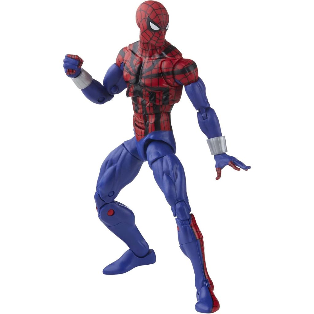 Spiderman Marvel Legends Series 6-Inch Ben Reilly Action Figure Toy, Includes 5 Accessories