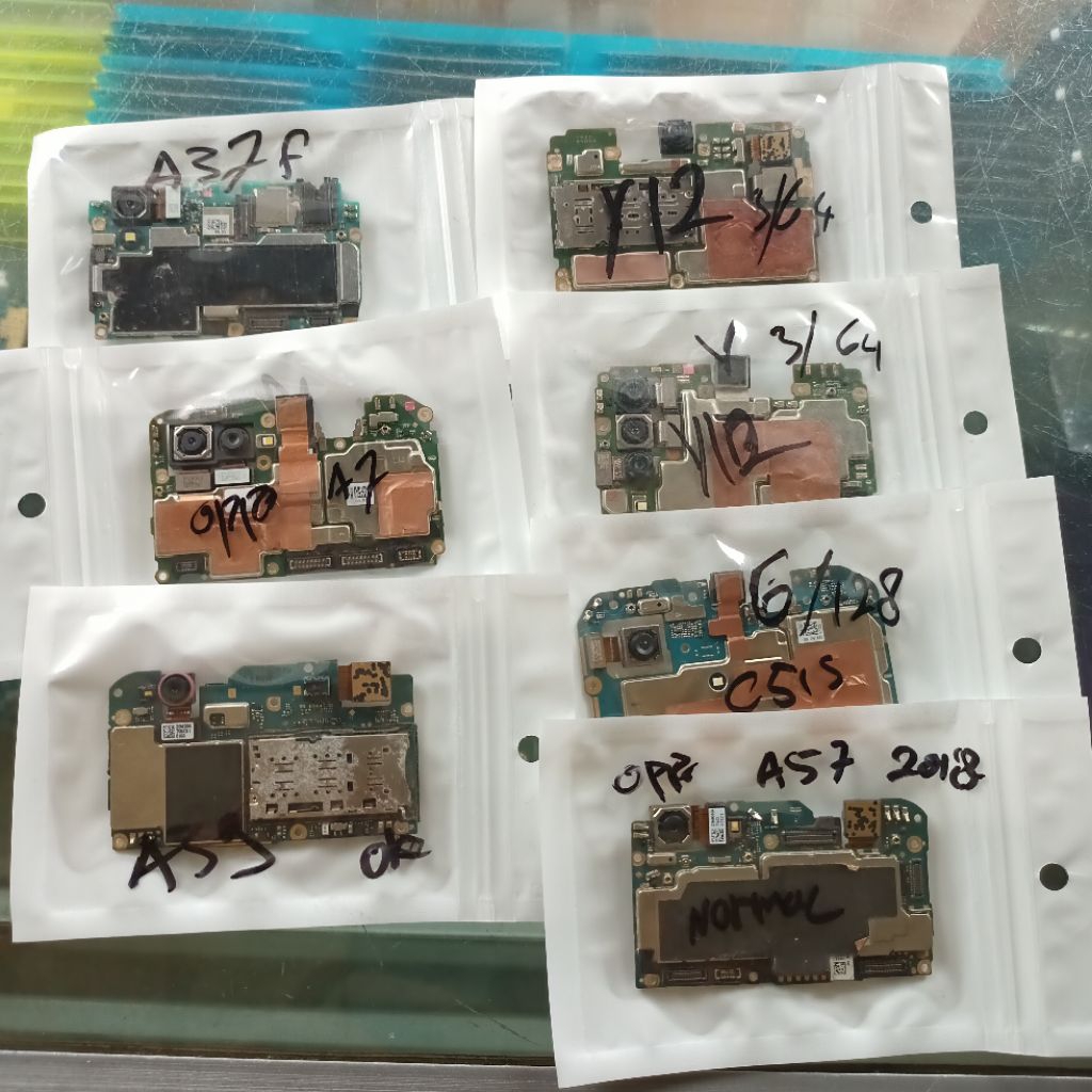 mesin hp oppo a7 3/64,oppo a57 3/32 2018, oppo a39,vivo y12 3/64 2 unit,oppo a37f realme c51s 6/128 