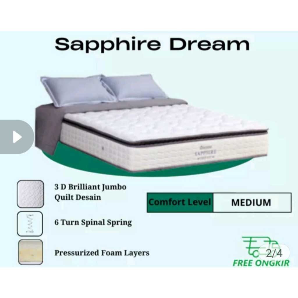 KASUR SPRING BED GUHDO SAPPHIRE DREAM - DIVAN SANDARAN VENETIAN