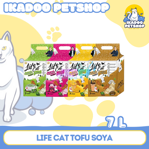 LIFE CAT TOFU SOYA CAT LITTER-PASIR TOFU LIFE CAT 7L