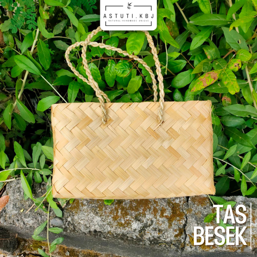 TAS BESEK PERSEGI PANJANG | keranjang anyam | kerajinan bambu | tas murah | tas anyam | souvenir
