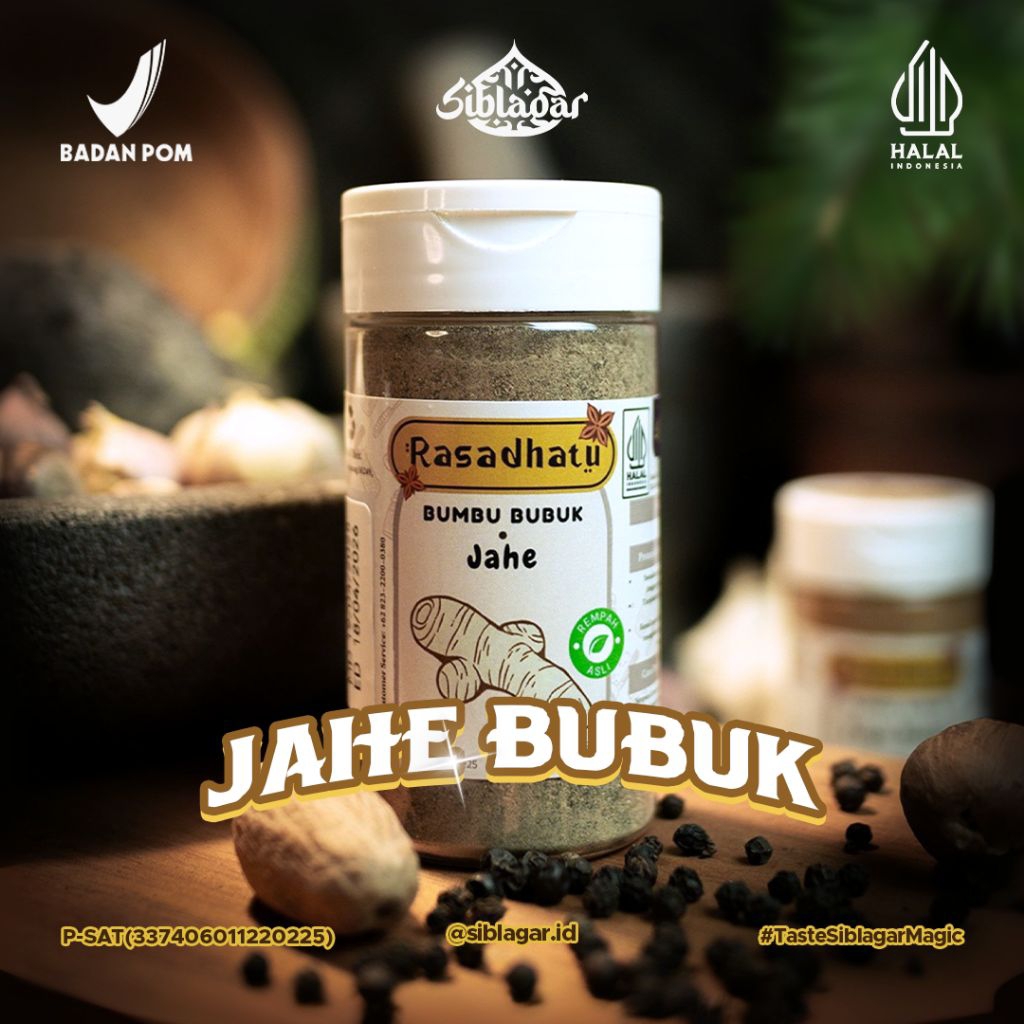 

JAHE BUBUK (Ginger) SIBLAGAR 54 gram | Jahe Premium Pilihan - Rempah (Spices) & Bumbu Dapur