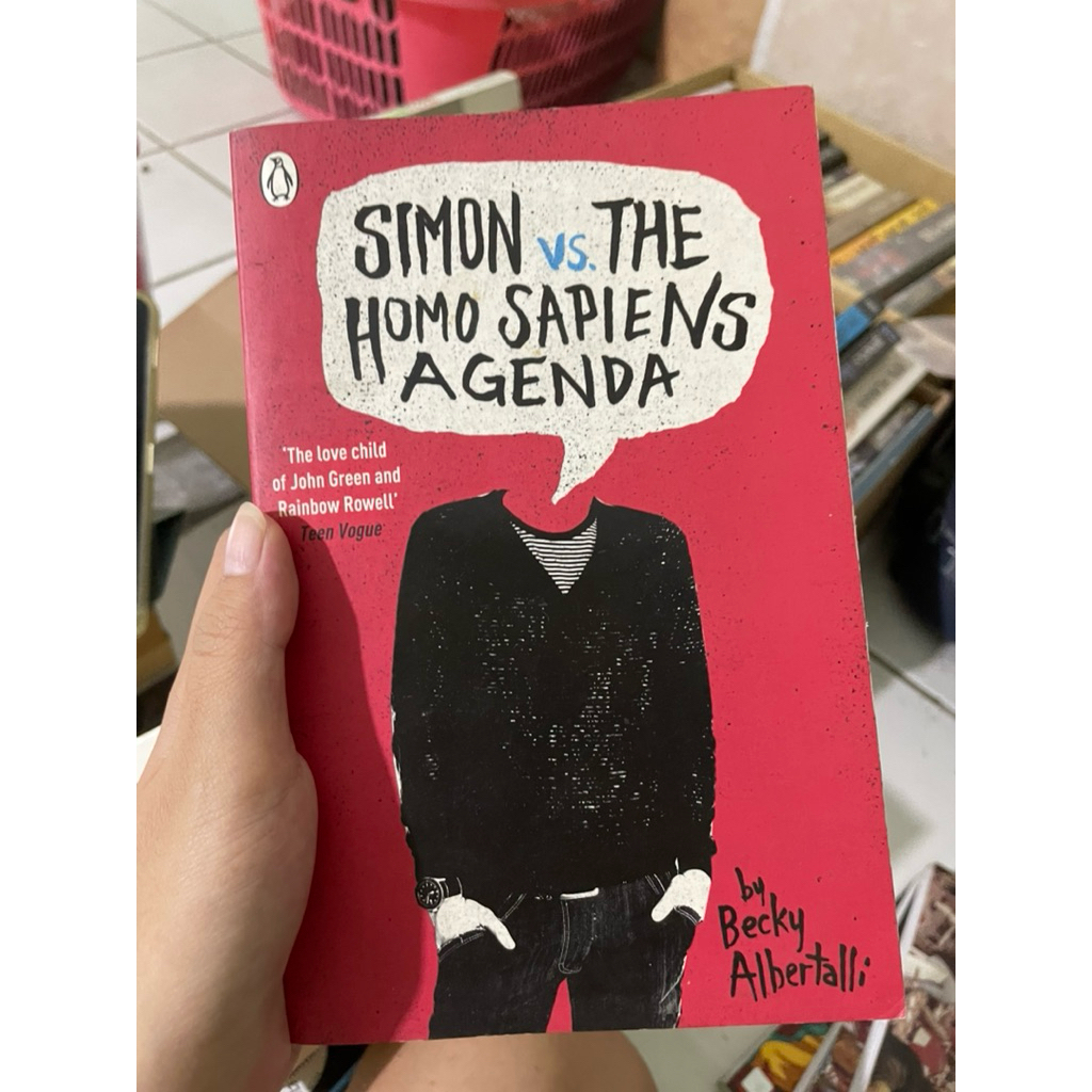 Preloved Novel English Fiction Simon vs The Homo Sapiens Agenda