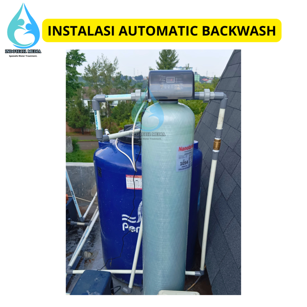 Paket Filter Air Sumur - Filter Air Kotor - Paket Instalasi Filter Air Otomatis - Automatic Backwash