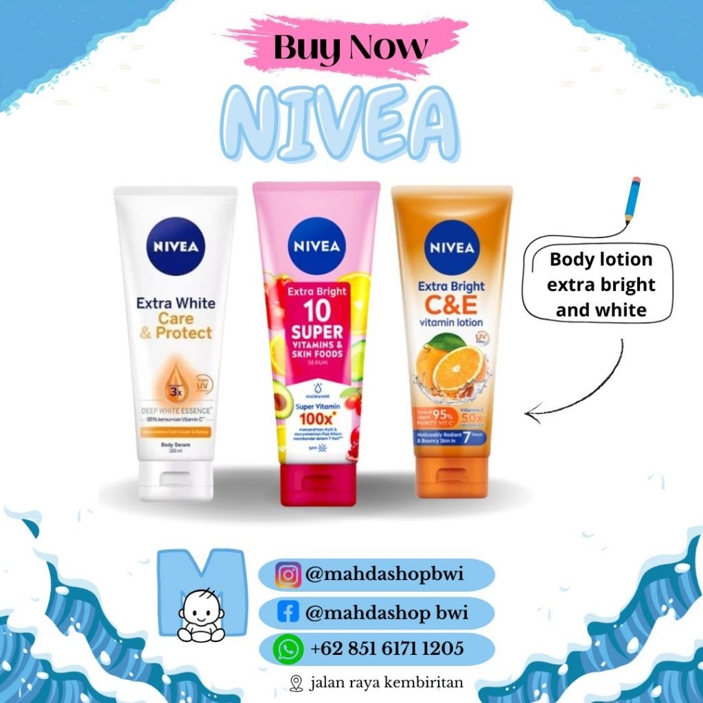 NIVEA / NIVEA BODY LOTION / NIVEA C & E / NIVE C & P / NIVEA SUPER / BODY LOTION