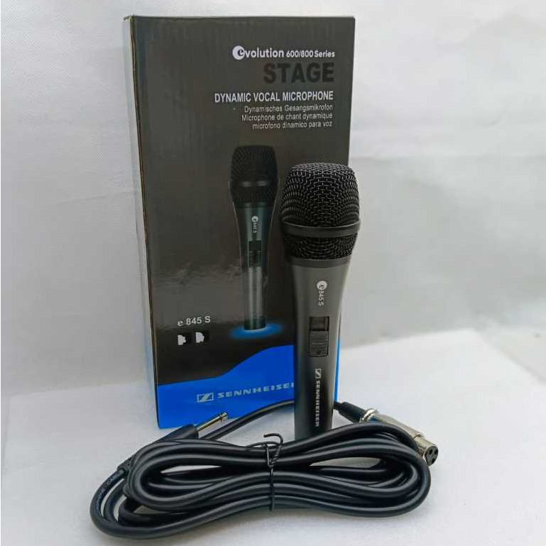 Microphonel sennheiser e845s mic kabel sennheiser dynamic