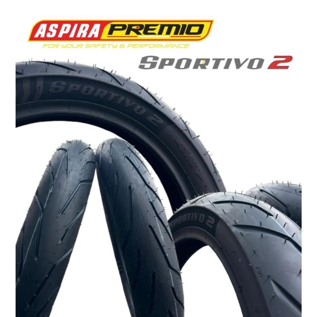 SNI BAN ASPIRA 120/70-15 SPORTIVO 2 TUBELESS Ban Motor XMAX, TMAX, FORZA tubles DEPAN all series