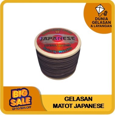 Gelasan Senar Matot Bogel Japanese Bahan Putih Jepang 1200 Yard Layangan Tarik Jepret