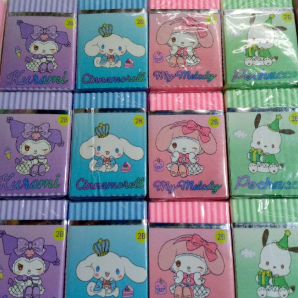 

Penghapus Warna Karakter Kartun Isi 24 Pcs