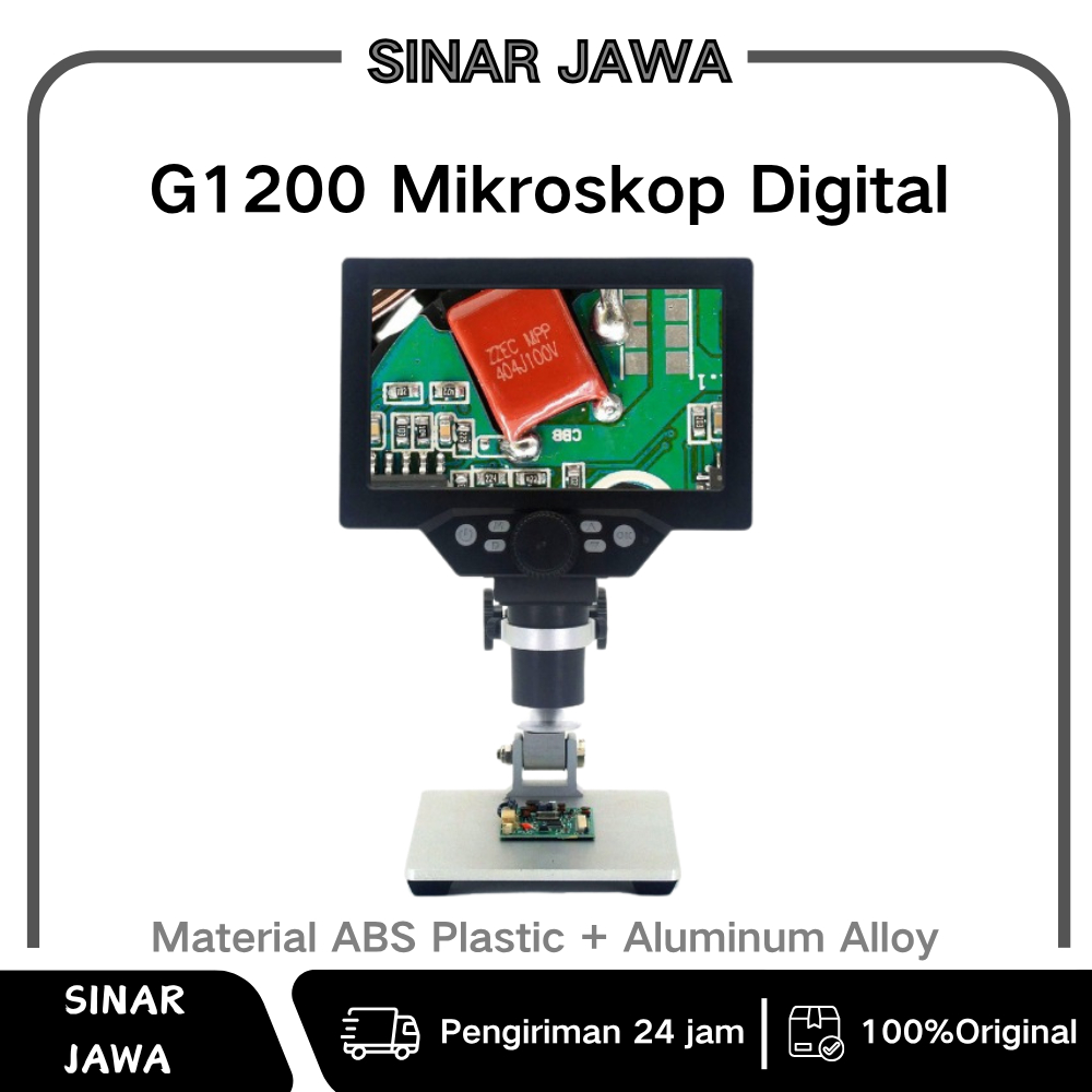 NEW  Mikroskop Digital mesin servis hp G1200 kaca pembesar Mikroskop Digital Elektronik 12MP