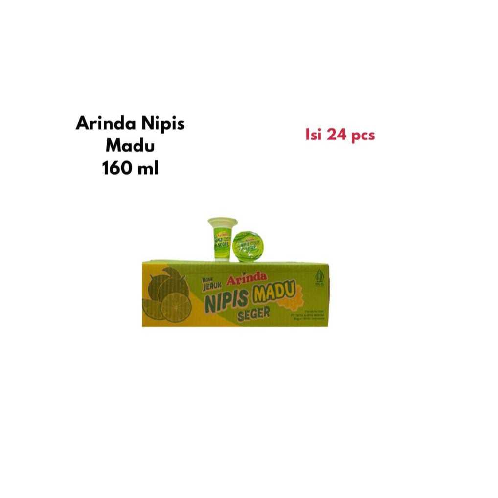 

Arinda Nipis Madu Cup 160ml Dus Isi 24 – Minuman Madu Segar & Praktis