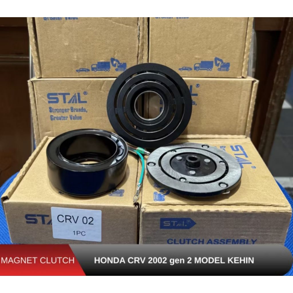 magnet clutch pully pulley compressor AC Honda CRV gen2 Gen 2 7pk Keihin