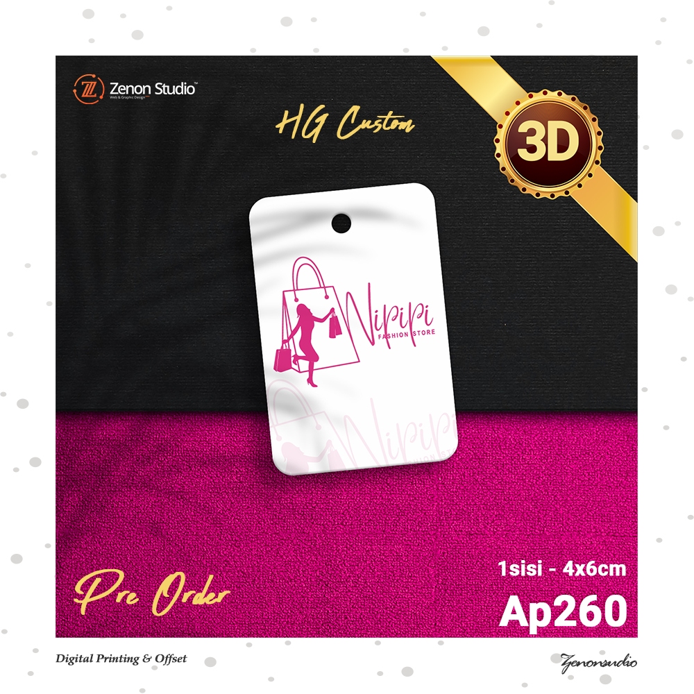 

HG Custom Hangtag Nipipi Fashion Store