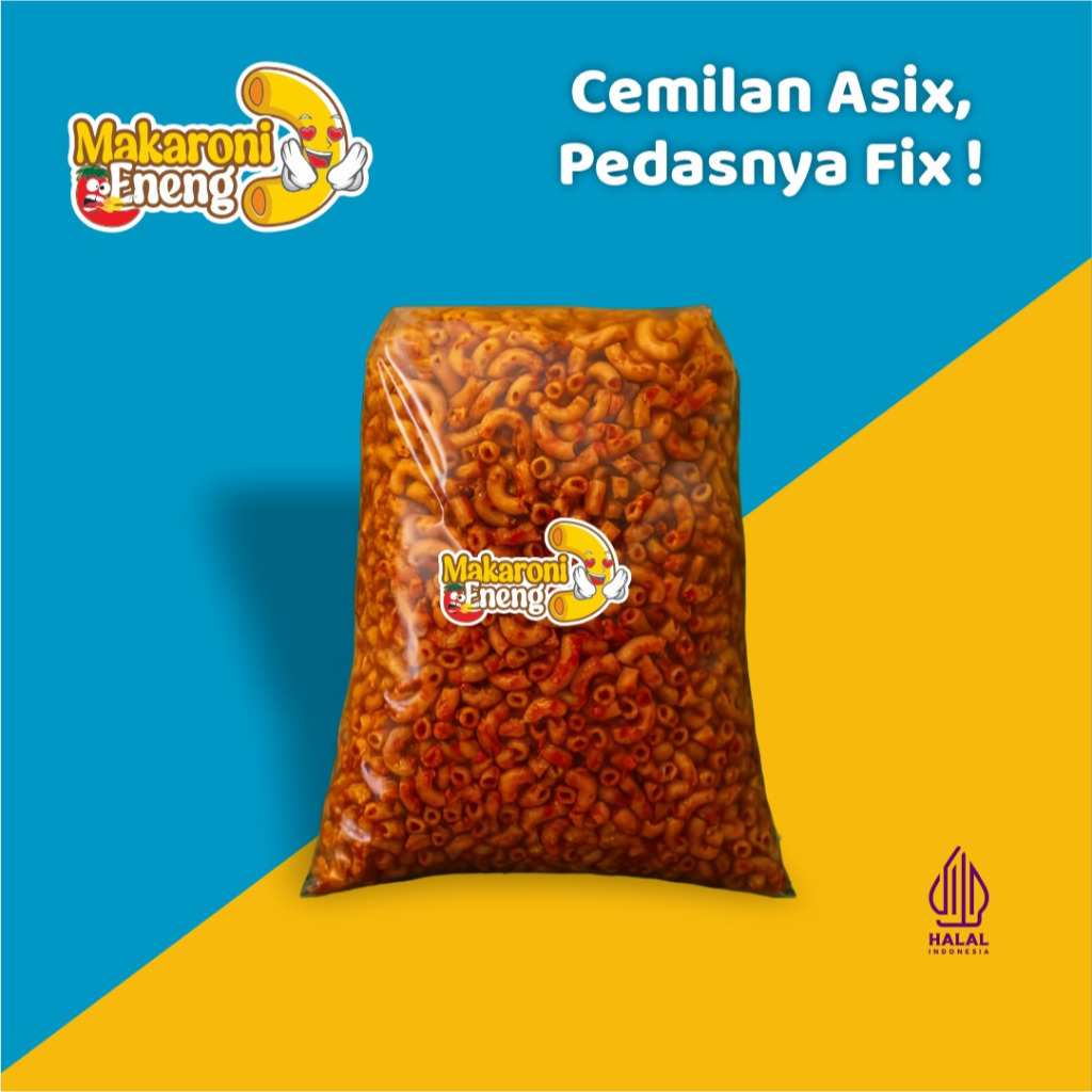 

Makaroni Eneng Bantet Pedas Kemasan 500 Gram - 1 Kg