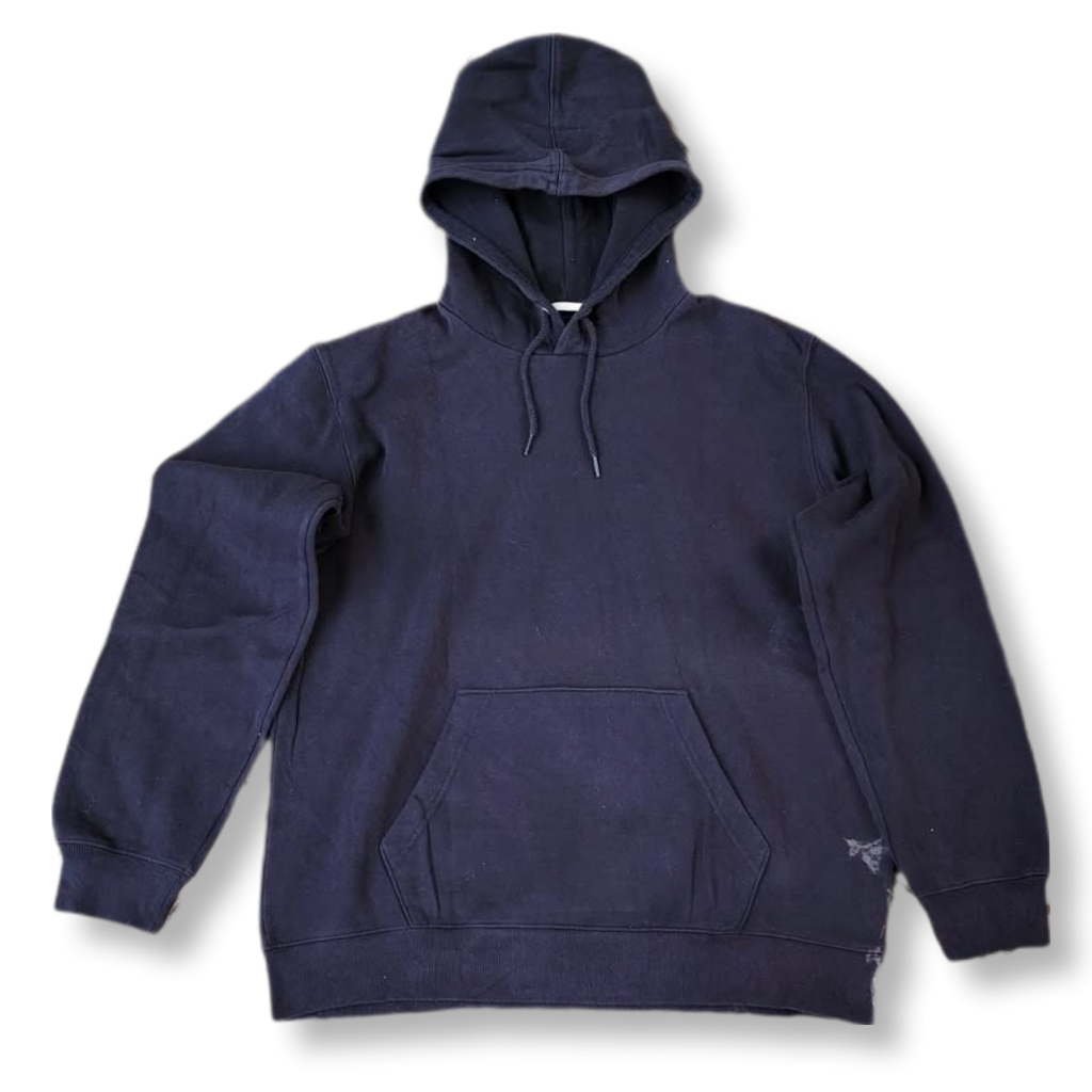 GU BLANK BLACK HOODIE | OUTERWEAR | SWEATER | MNZA